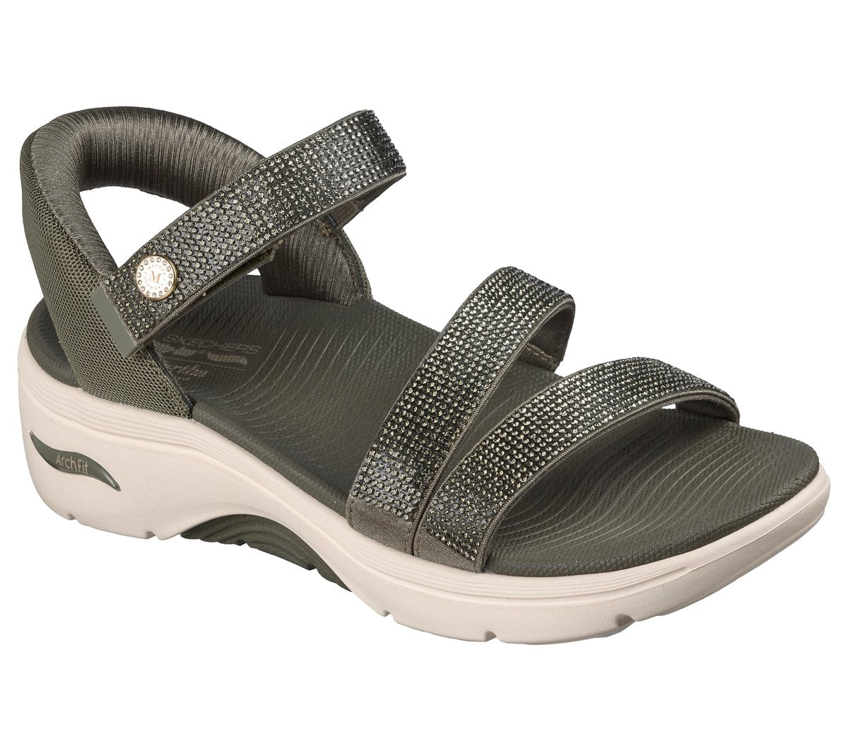 Skechers Slip-ins Martha Stewart: GO WALK Arch Fit 2.0 Sandal - Brilliance
