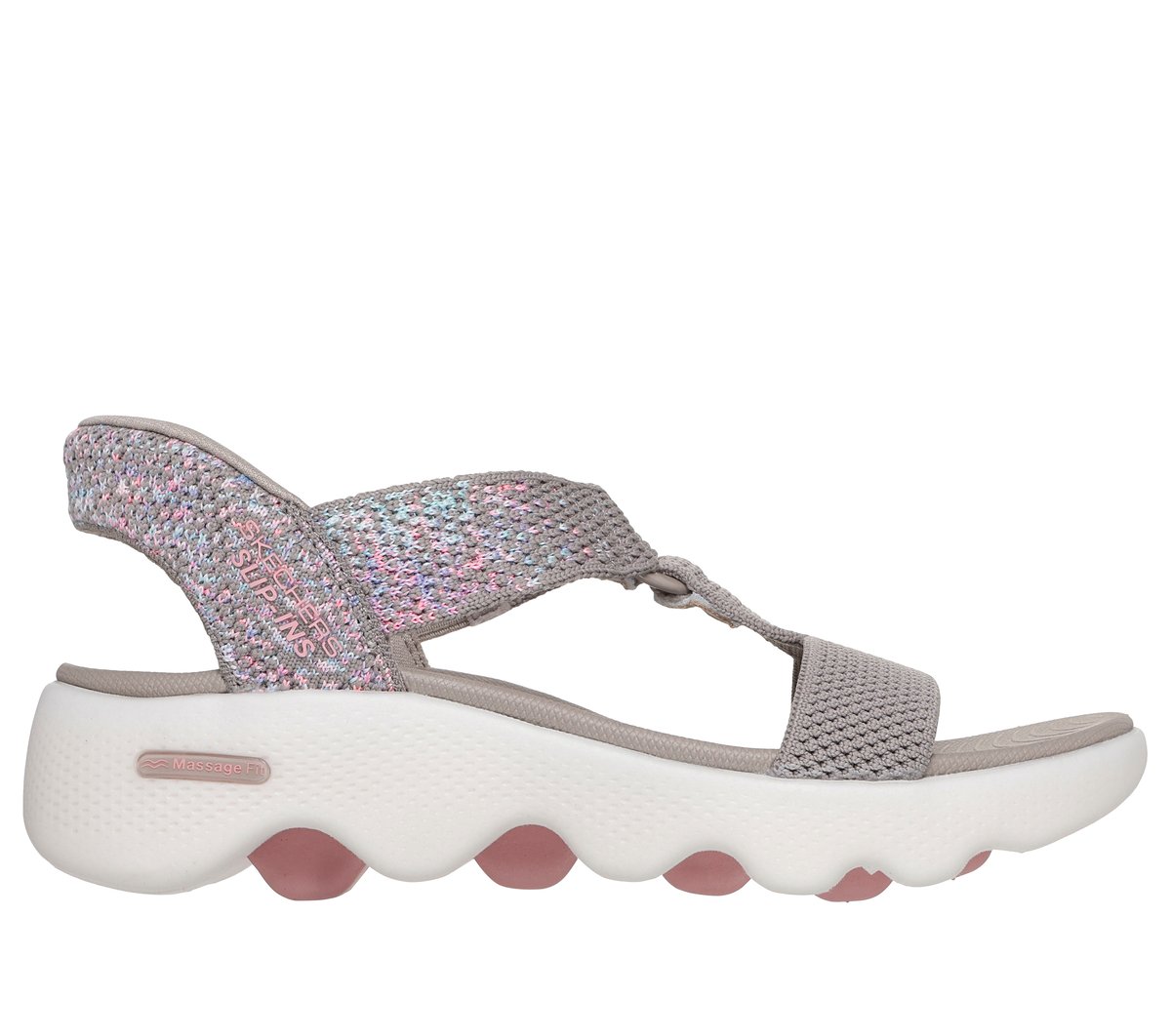 Skechers Slip-ins: GO WALK Massage Fit Sandal - Confetti Sky