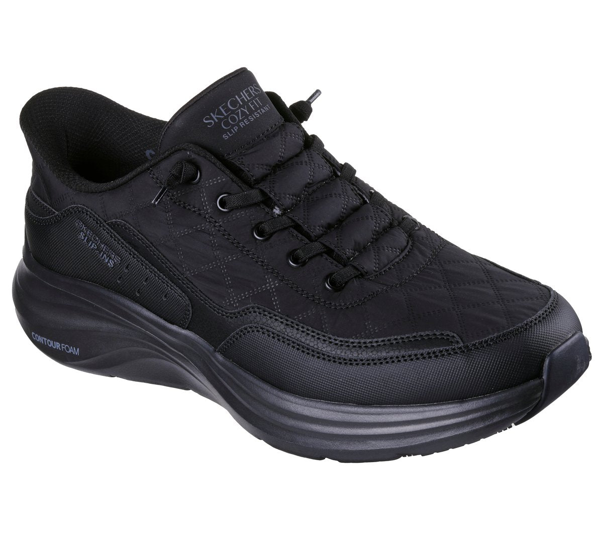 Skechers Slip-ins Work Slip-Resistant: Contour Foam - Cozy Fit